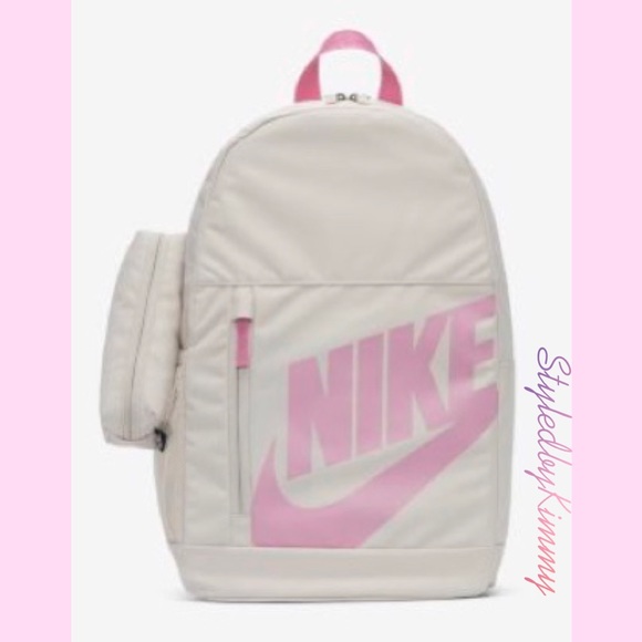 🌸 NIKE Backpack Bag NWT Baby Pink Schoolbag - Picture 2 of 6